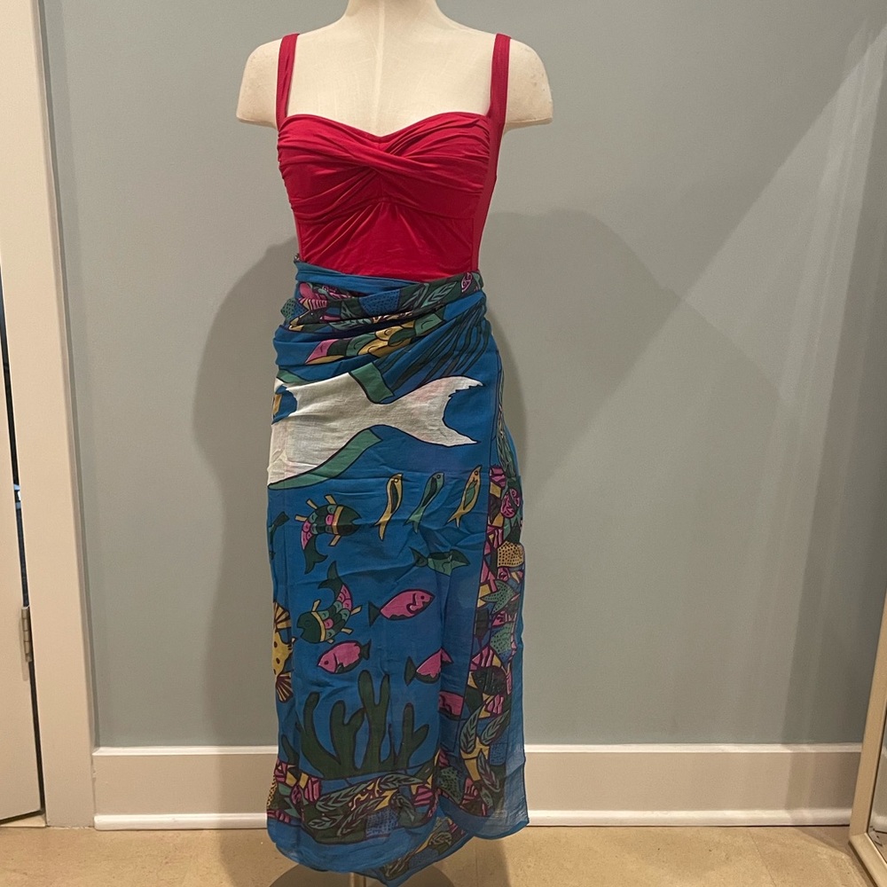 Jewel toned Sarong - Picture 3 of 7